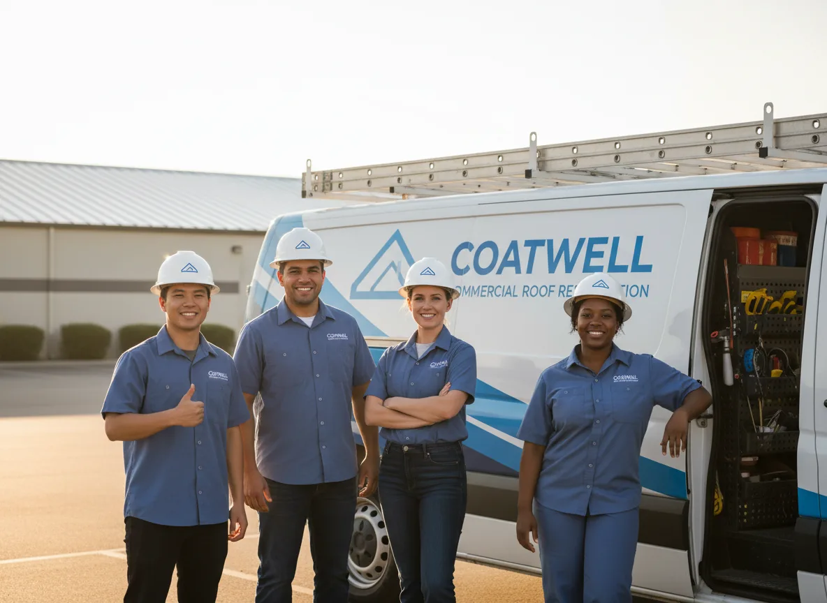 Commercial roof coating company in Elmora, PA